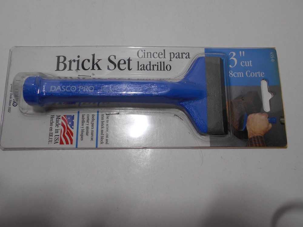NEW Dasco Pro Brick Chisel 3" Cut 8 cm Model 435-0 7 in Length