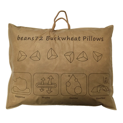 beans72 Aromatherapy Buckwheat Pillow - Travel Size 11"x16" *Made in USA gallery