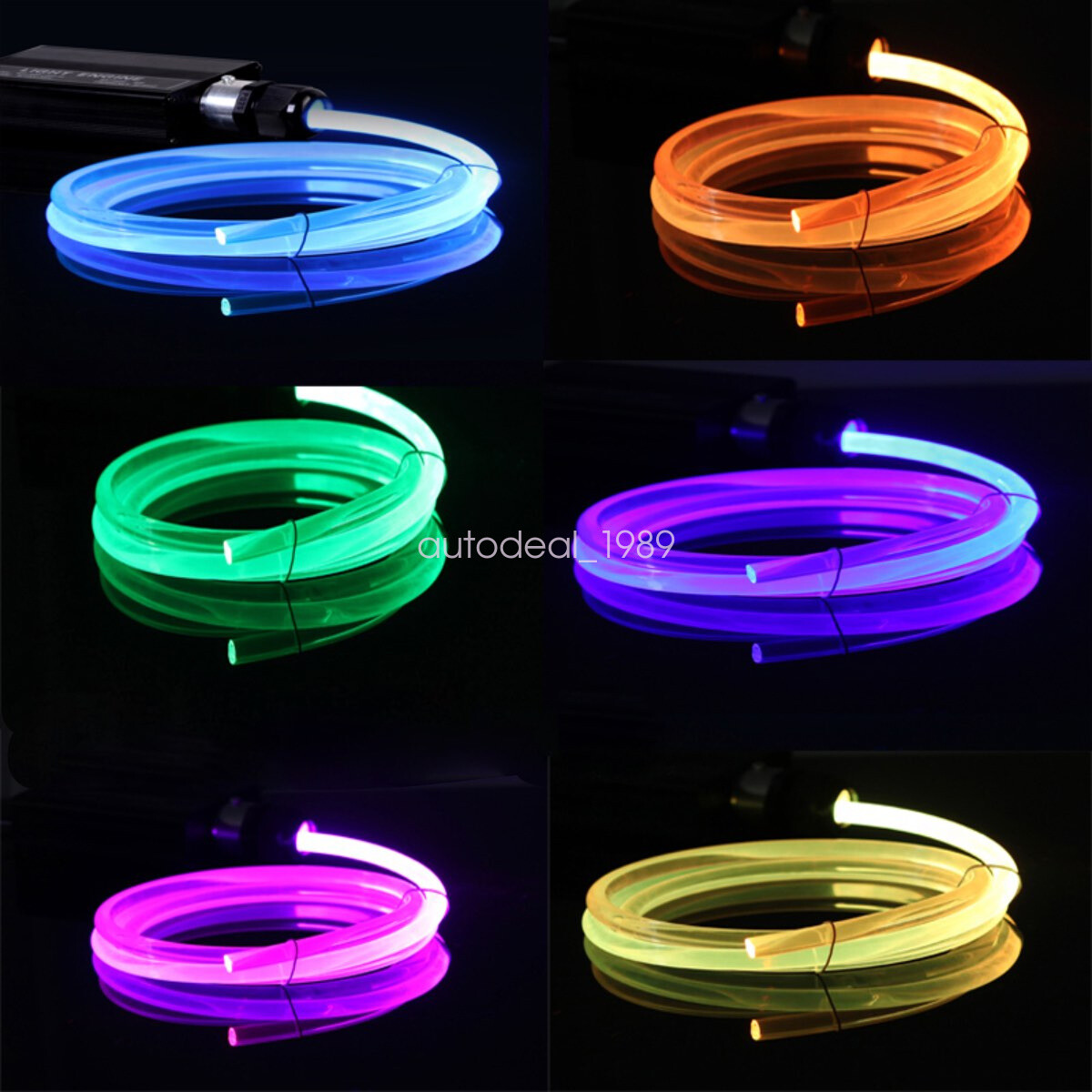 Thick Optic Fiber Car Home Decoration PMMA Plastic Side Glow Cable 5mm/6mm/8mm gallery