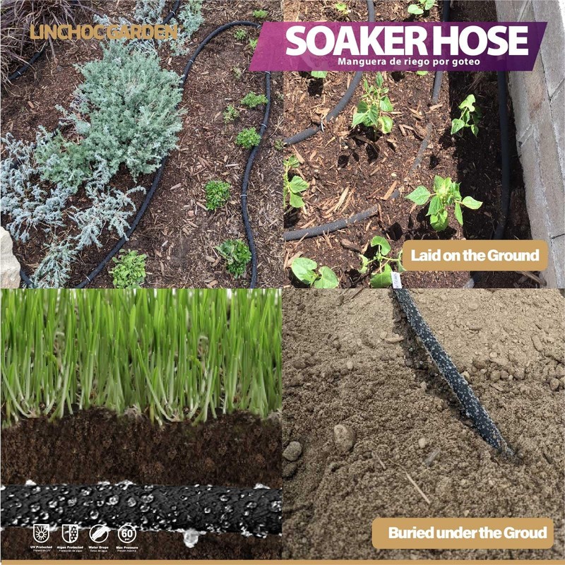 75FT Soaker Hose - Lightweight, Flexible, Eco-Friendly Watering Solution gallery
