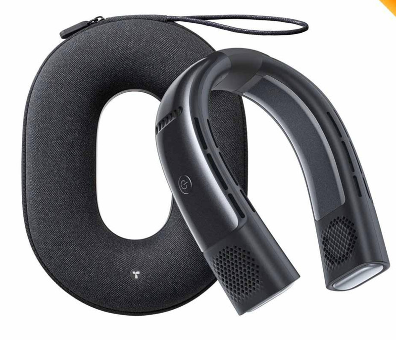 TORRAS Coolify 2s Neck Air Conditioner cooling/heating Fan - Black gallery