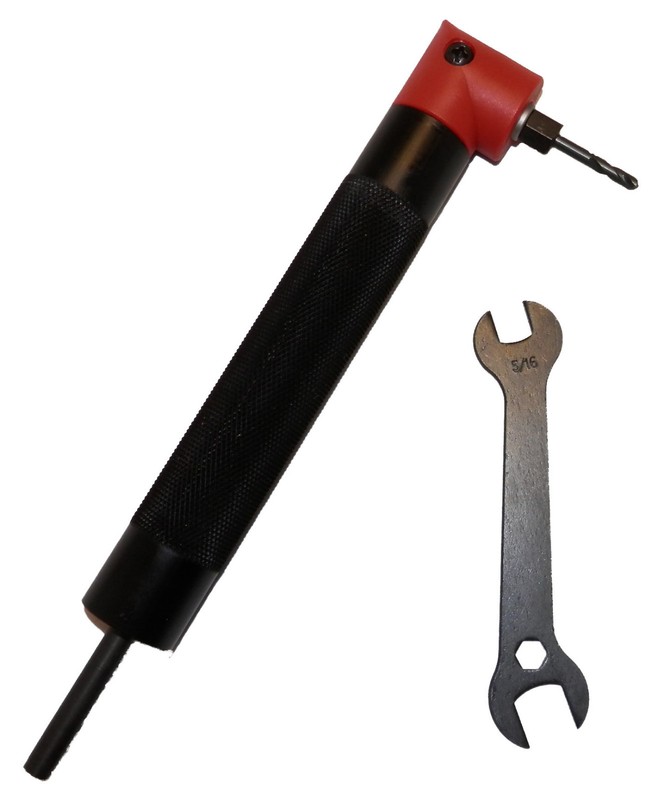 Right Angle Drill Attachment Kit Tight Fit 90 Degree Drill Adapter 00100 - New gallery