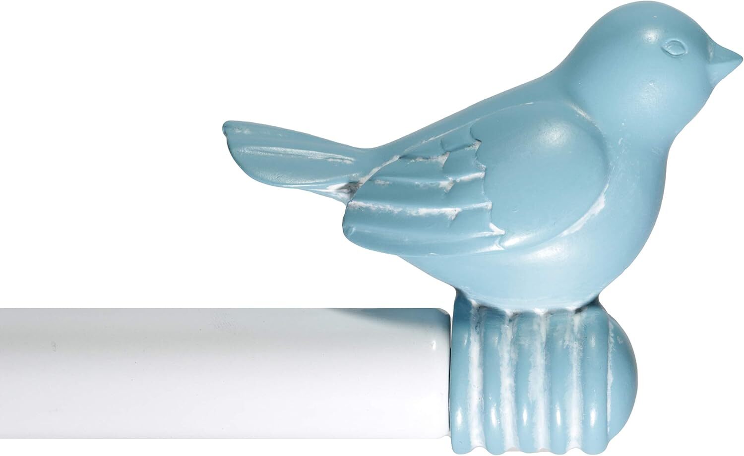 3/4 inch Cute Decorative Bird Adjustable Curtain Single Rod Set, 28"-120" gallery