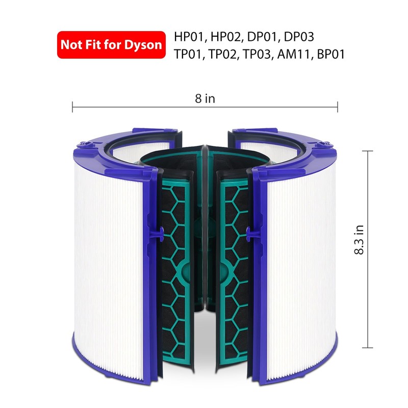 FFAC TP04 Replacement Filter for Dyson Air Purifier TP04 HP04 DP04 Pure Cool Fan gallery