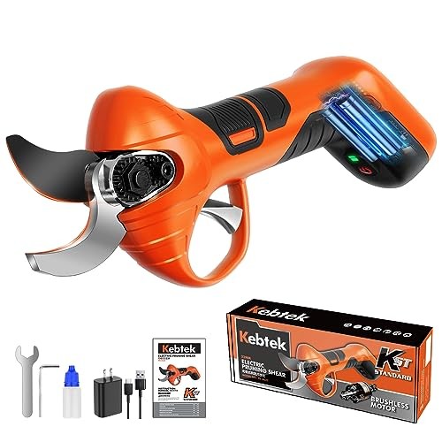 Kebtek Electric Pruning Shears Lightweight and Sharp 780g 22mm Cutting Diameter gallery