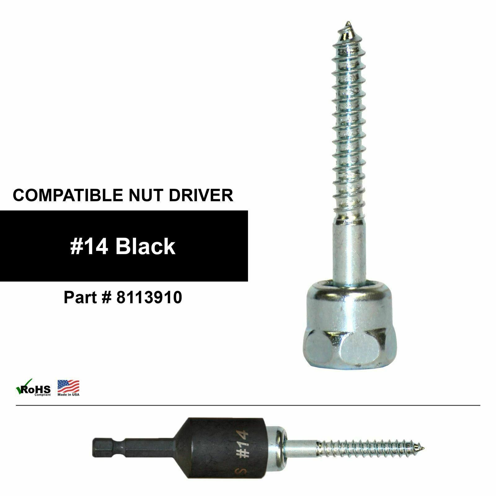 Sammys GST 100 1/4 Inch Vertical Thread Rod 1/4x1 Inch Screw, Steel (Pack of 75) gallery
