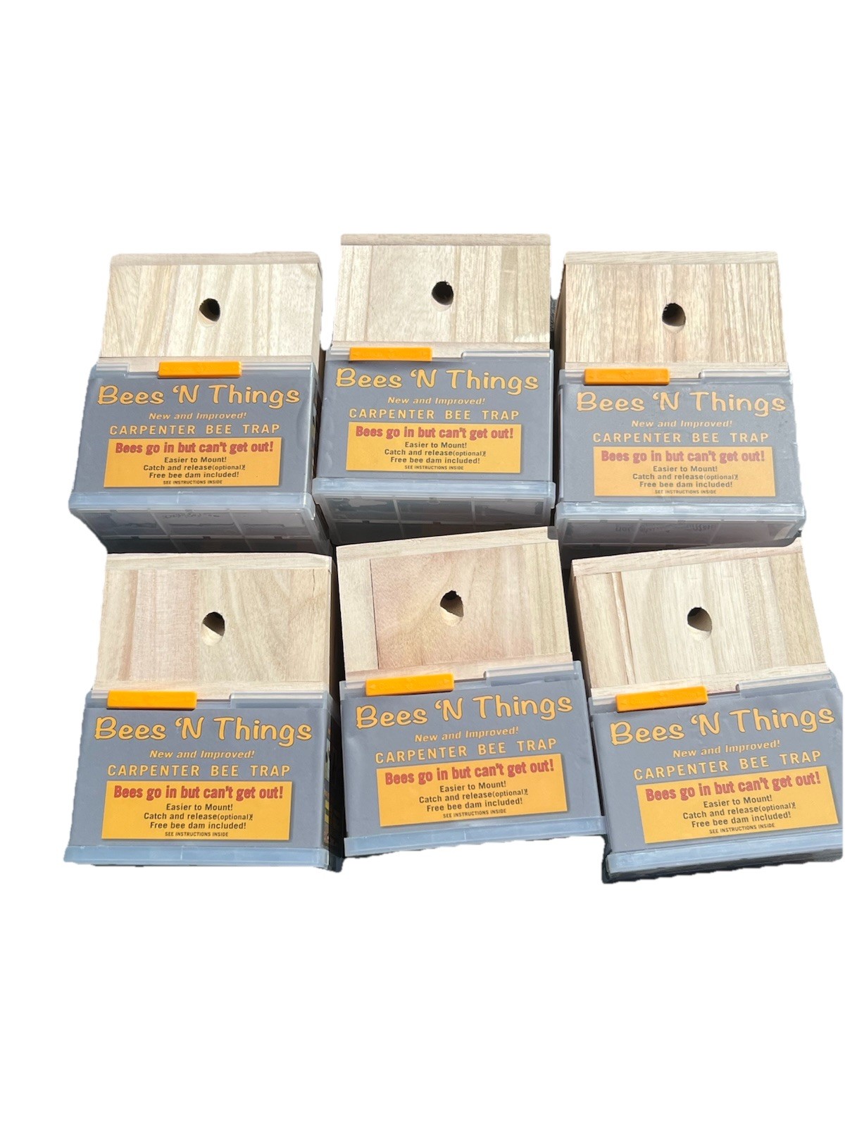New Bees 'N Things Outdoor Carpenter Bee Traps - Lot of 6 gallery