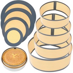 4 Set Silicone Baking Mat for Springform Pan 4/7/9/10 Inch, Prevent Cake From…