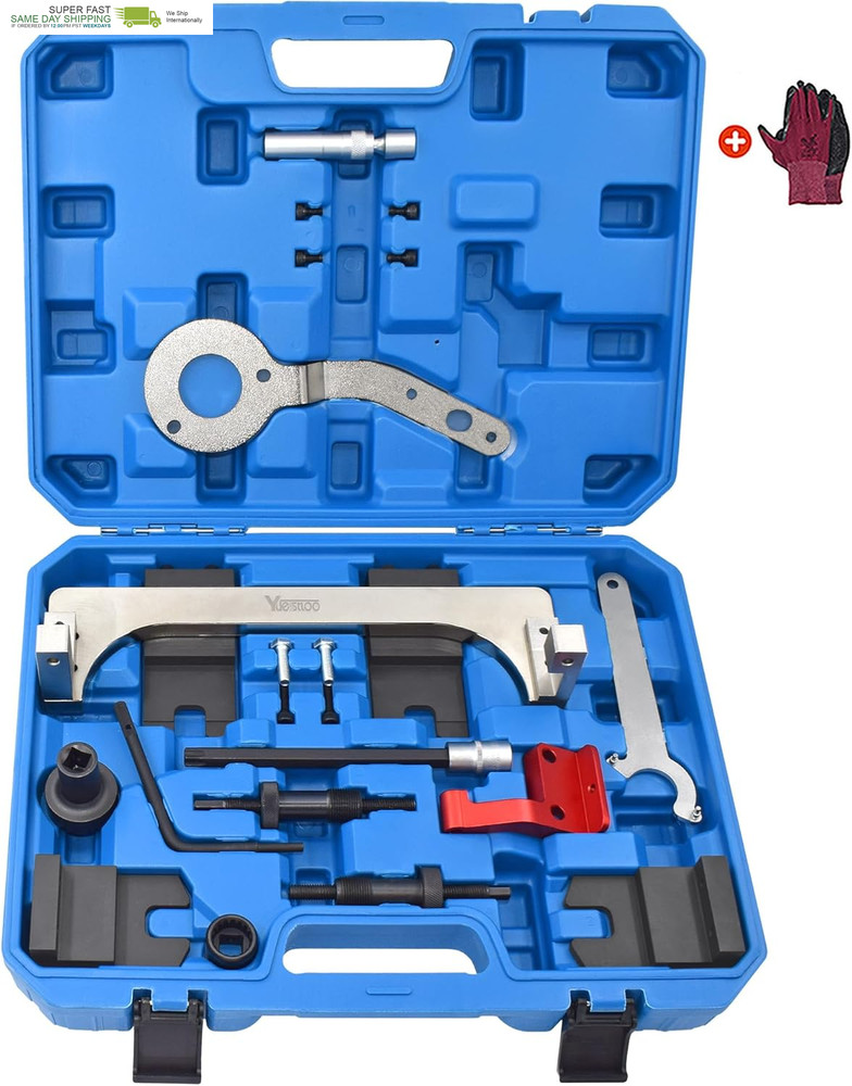 Camshaft Locking Tool Kit, Compatible with BMW B36 B37 B38 B46 B47 B48 B58 Engin