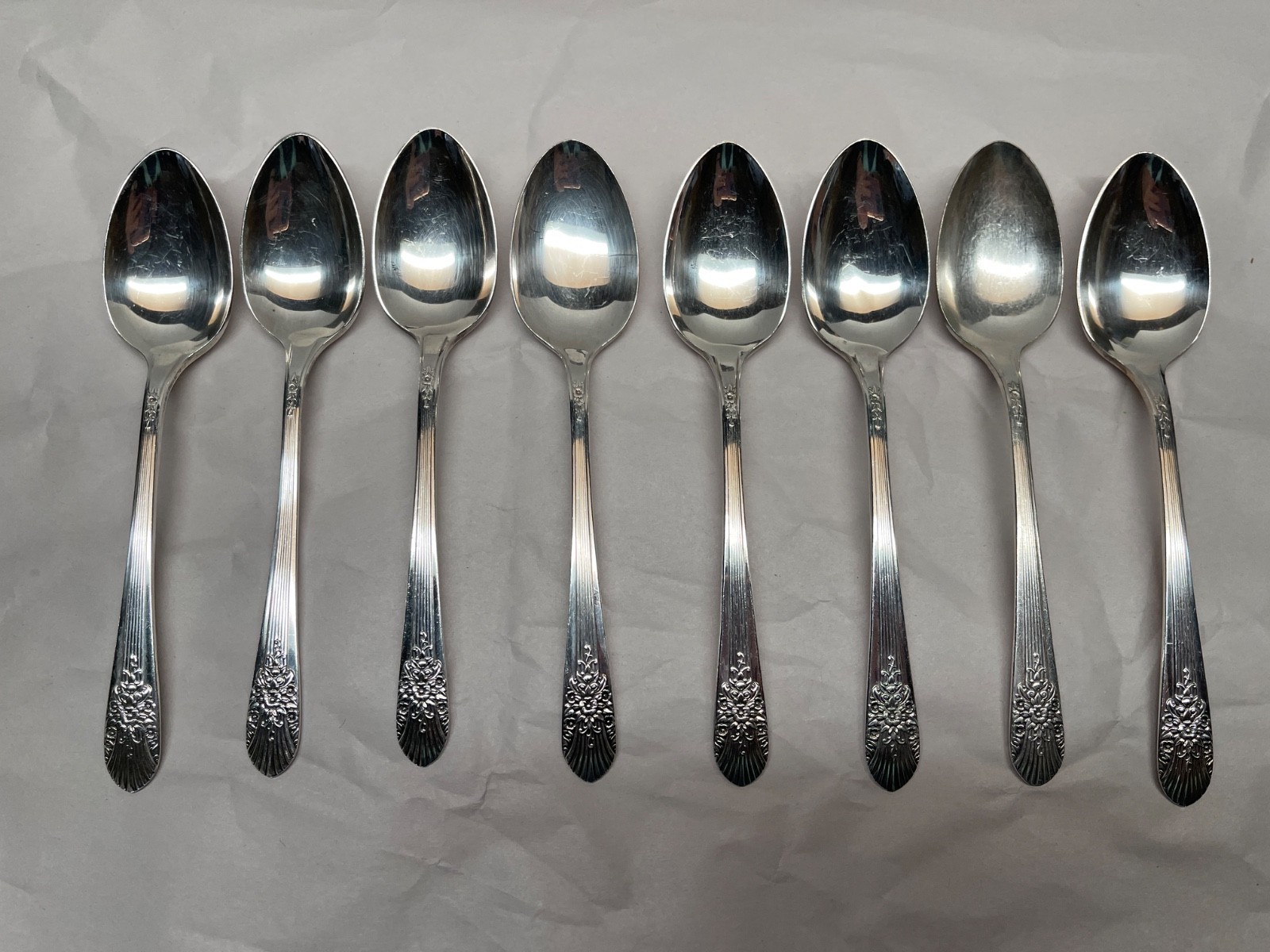 International Silver Mist-Marigold Silverplate 1935 Rogers Teaspoon or Serving gallery