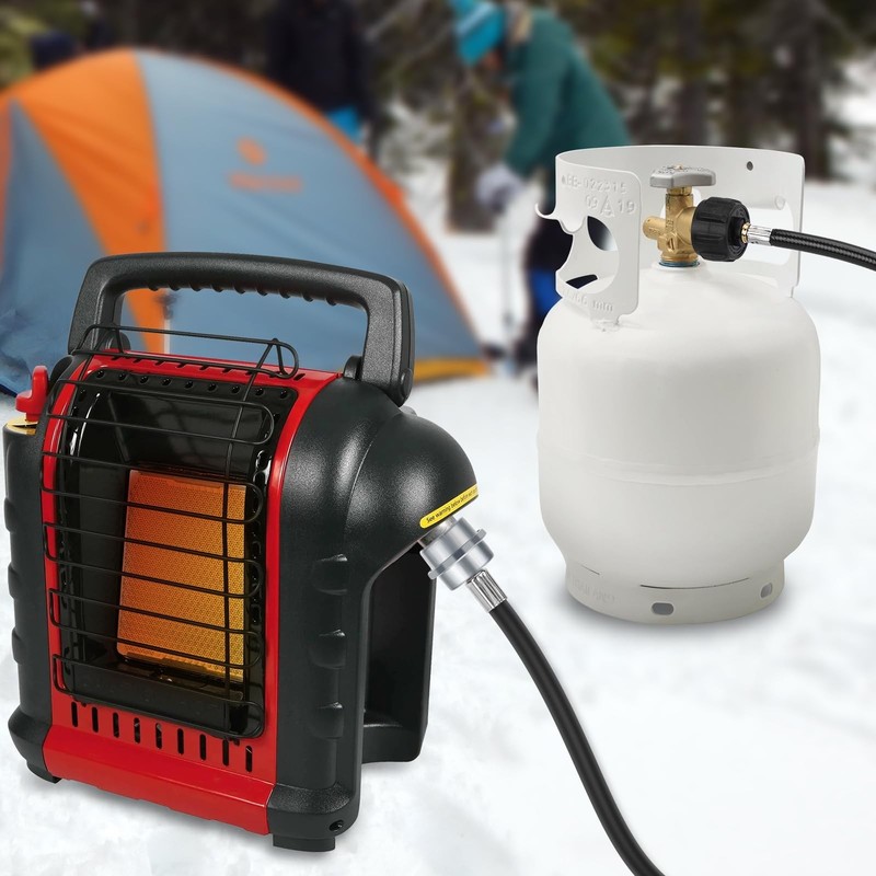 7ft Propane Fuel Filter with Durable Hose Connect 20-40 lb Tanks, CSA Certified gallery