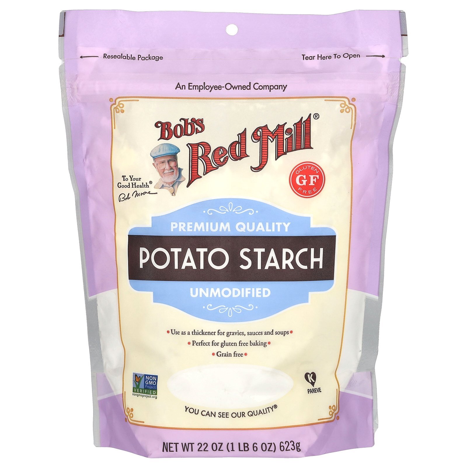 Potato Starch, Unmodified, Gluten Free, 22 oz (623 g) gallery