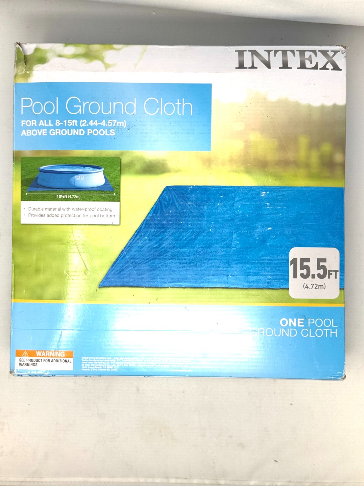 Intex 28048E 8ft to 15ft Ground Cloth Pool - 15 1/2ft gallery