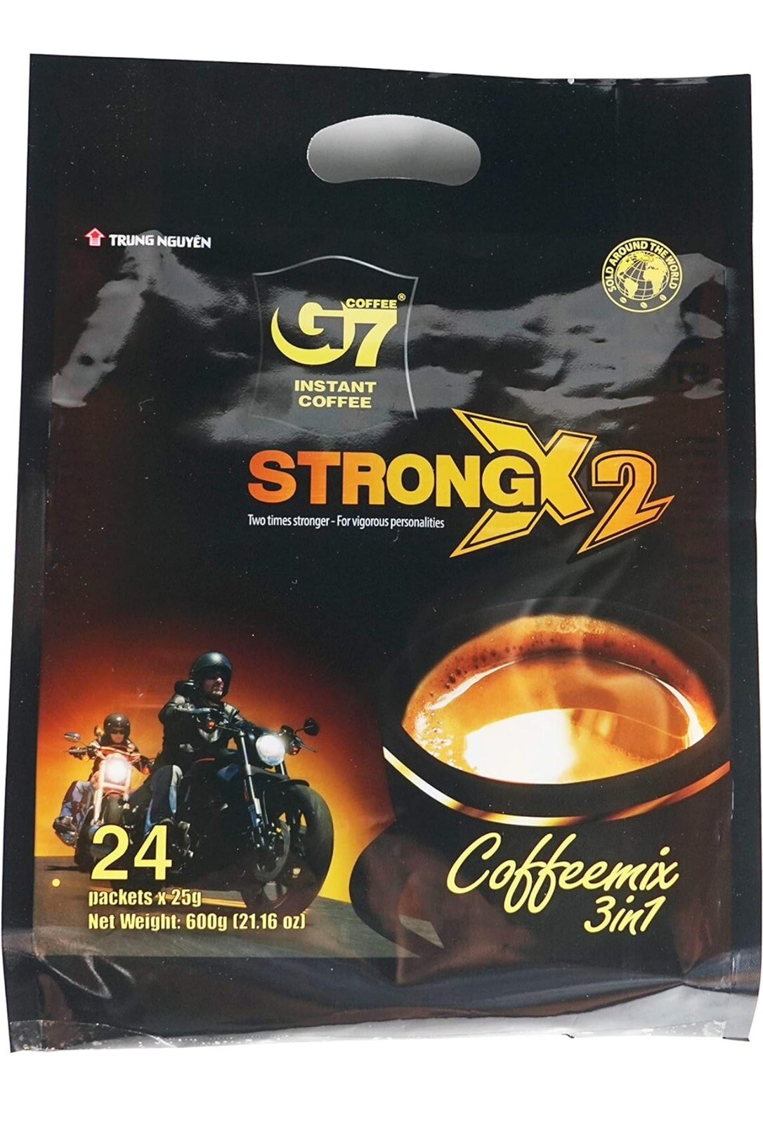 — G7 Strong X2 3 in 1 Instant Coffee — Roasted Ground Coffee Blend w/Non-dair... gallery