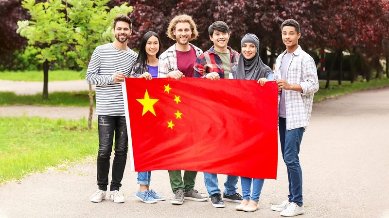 DANF China Flag 3x5 Ft Thick Polyester, Fade Resistant, Brass Grommets, Canva... gallery