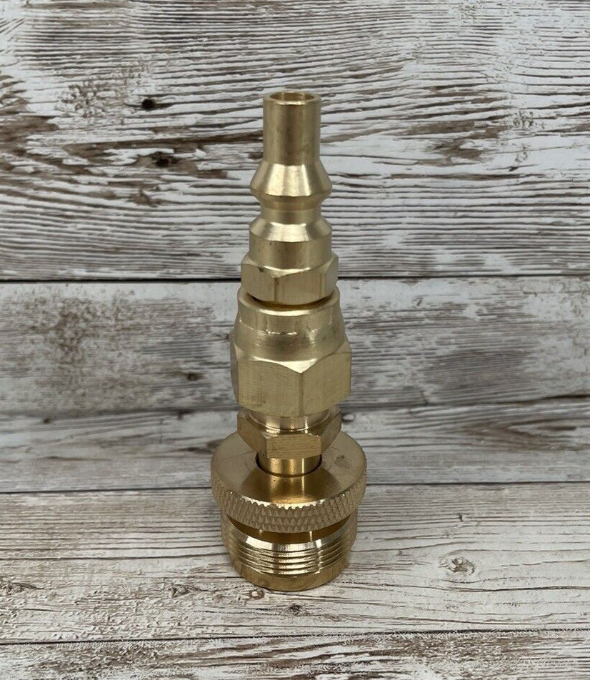 1Lb Propane Disposal Adapter Fitting with 1/4 Quick Connect Disconnect Adapter gallery