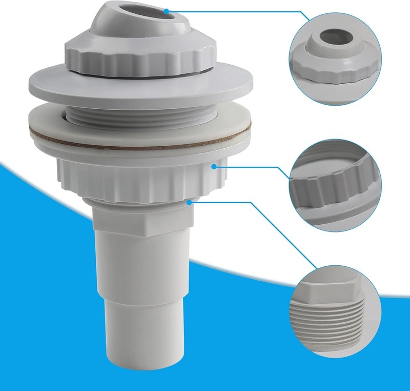 Swimming Pool Return Jet Fitting Complete Adapter Gasket Replacement gallery