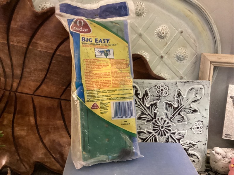 O Cedar Big Easy Flat Sponge Mop Refill Super Absorbent Sponge NOS NIB Yellow gallery