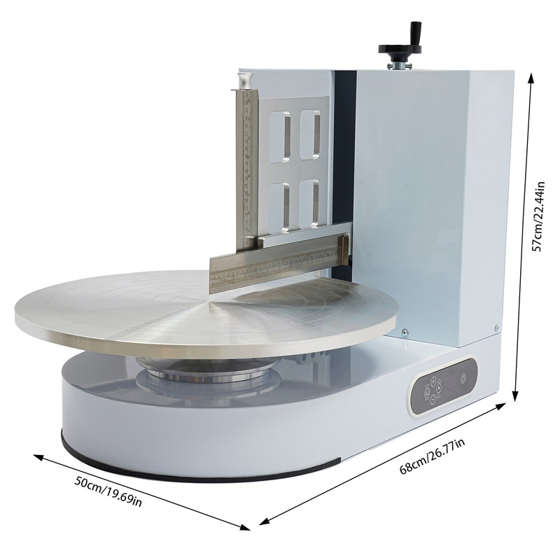 4-16" Cake Decorating Coating Machine Butter Coating Smoothing Scraping Machine gallery