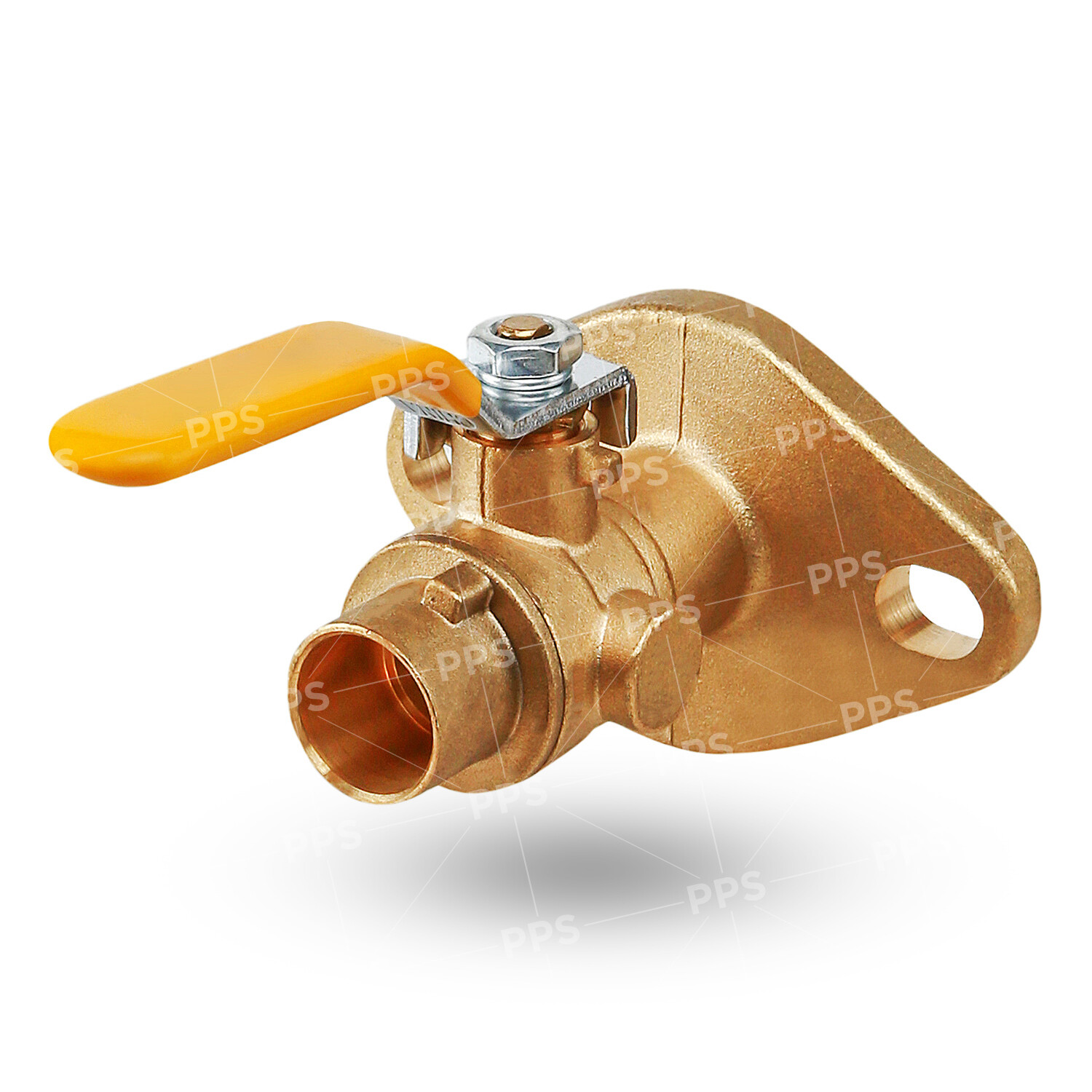 Midline Valve Full Port Ball Valve with Flange; Brass; SWT (5 PK) gallery