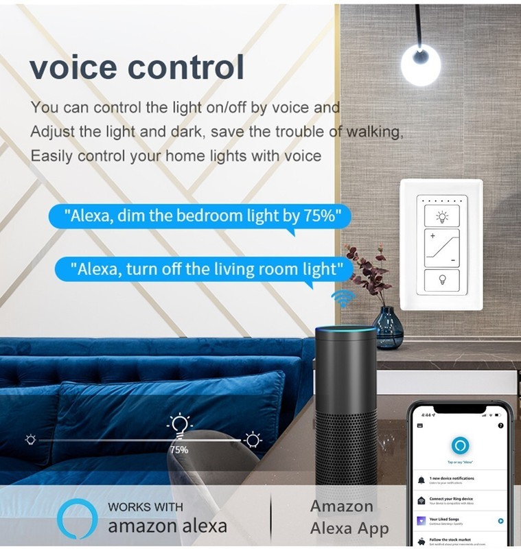 USED Smart Dimmer Switch with Remote Dimmable Voice Control Work with Alexa gallery