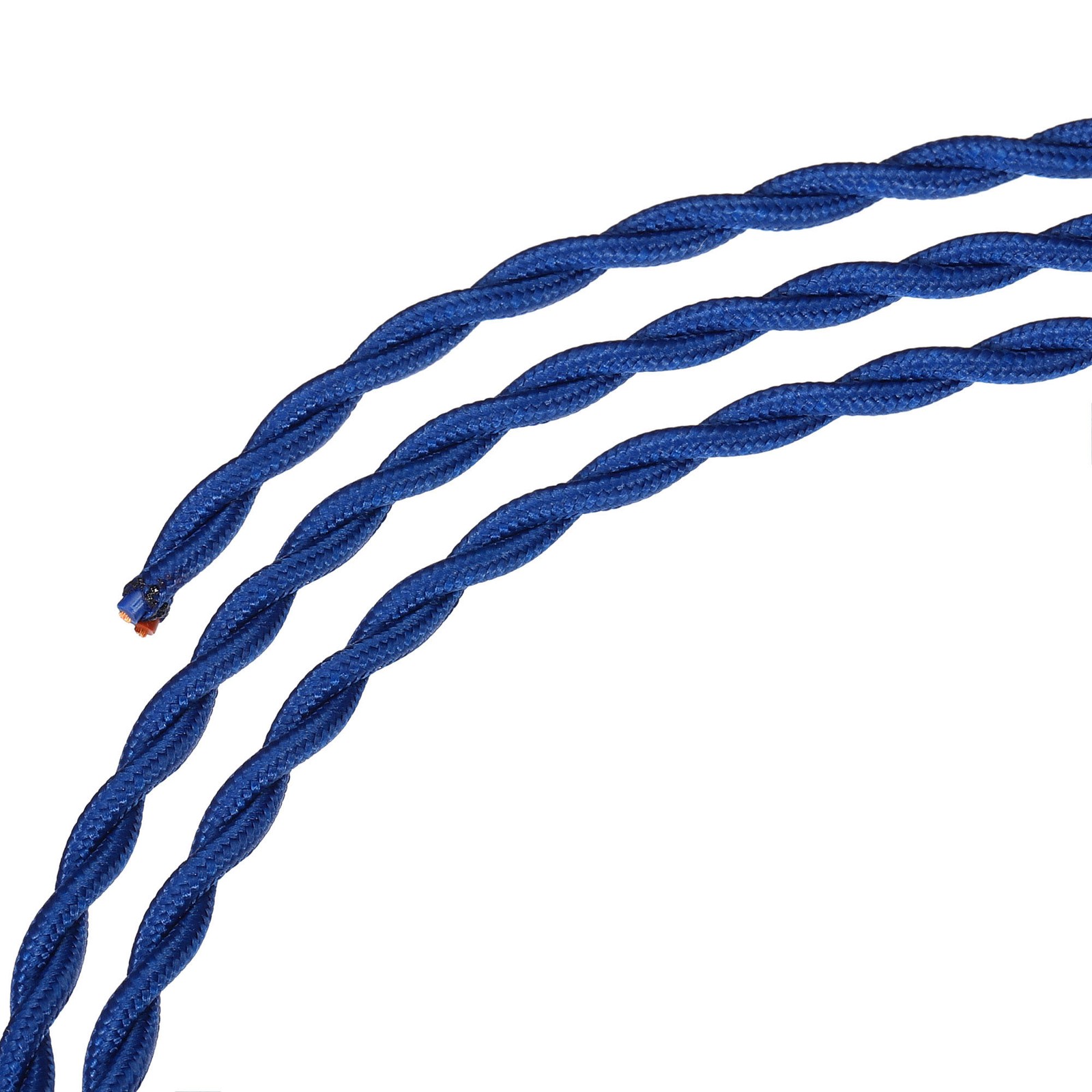 Twisted Cloth Covered Wire 2 Core 18AWG 5m/16.4ft,Electrical Cable,Blue gallery