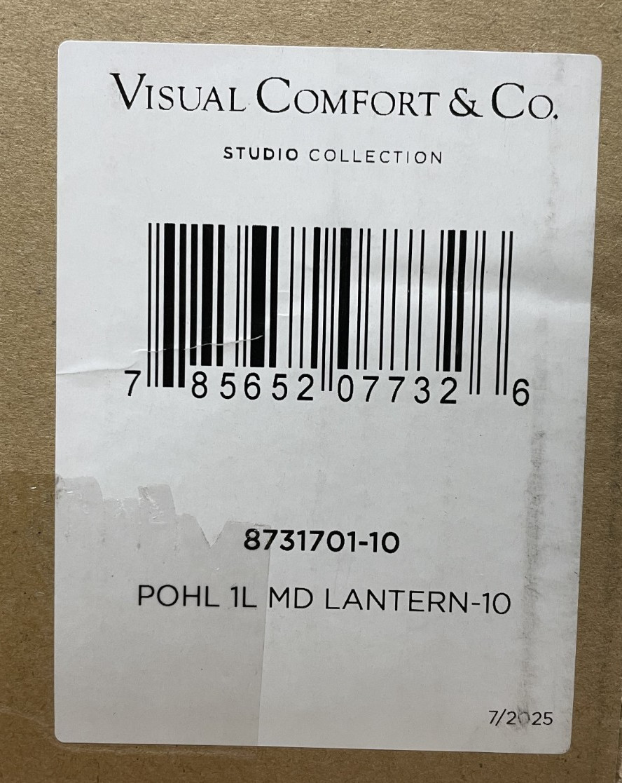 Visual Comfort Co. 8731701-10 Pohl Medium Down Wall Lantern - Bronze *READ* gallery