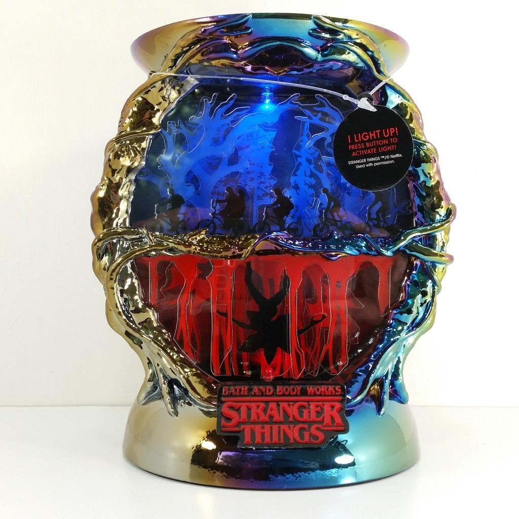 Bath & Body Works Stranger Things The Upside Down Light Up 3-Wick Candle Holder gallery