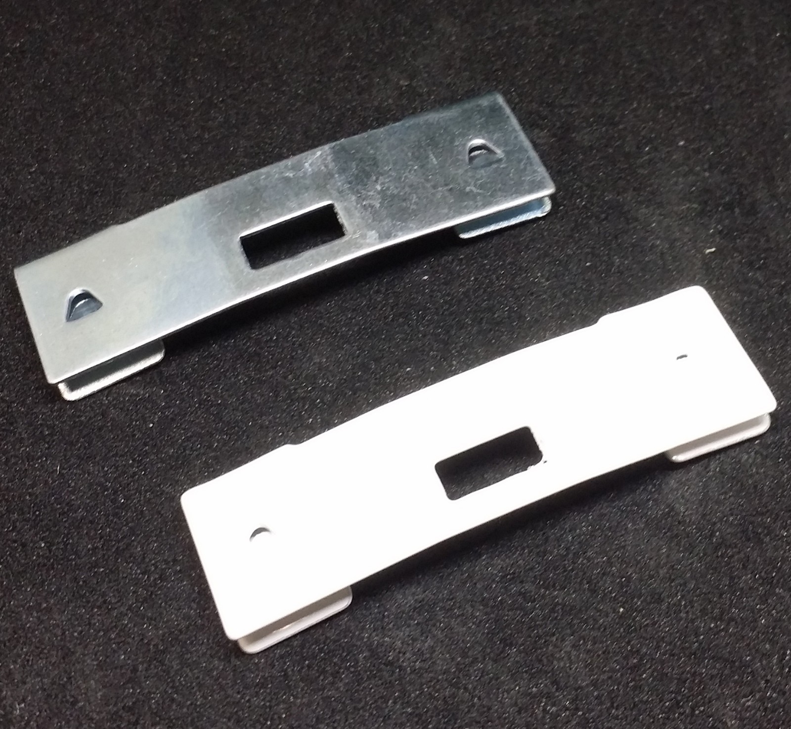 Vertical Blind Slat Clips Saver DIY Fix Repair Curved Zinc/ White Finish Vane gallery