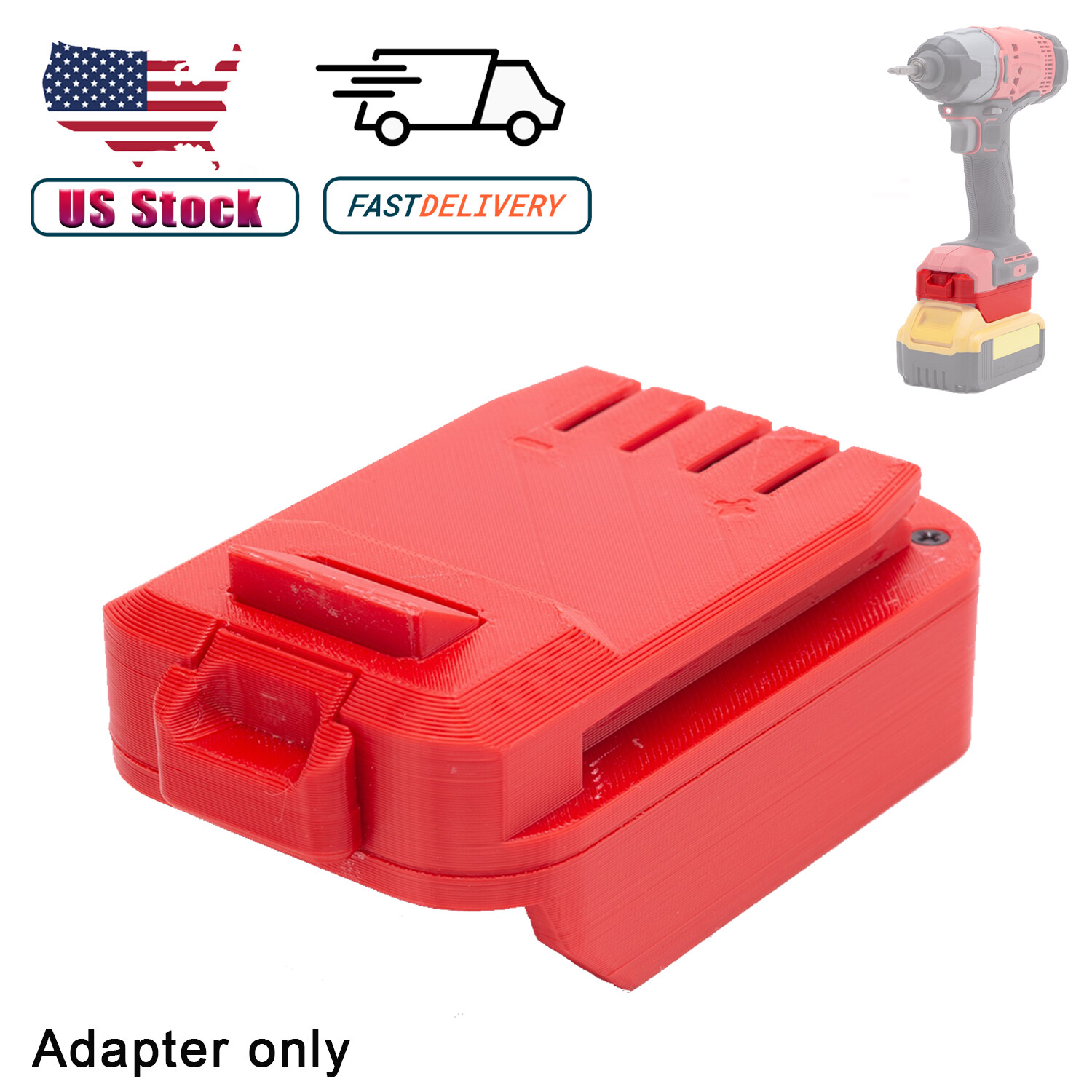 Adapter For Dewalt 20V Li-ion Battery Compatible With Craftsman 20V Power Tool gallery