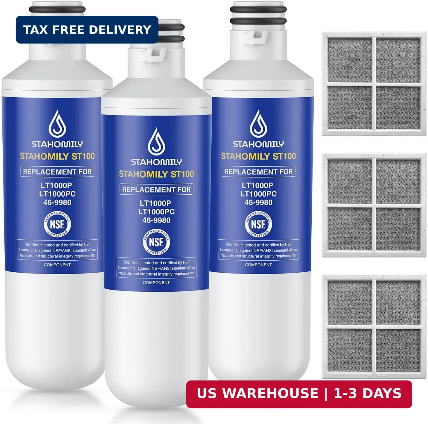 ADQ747935 Water Filter Replacement for LG Water Filter LT1000P/PC/PCS, AGF803007 gallery