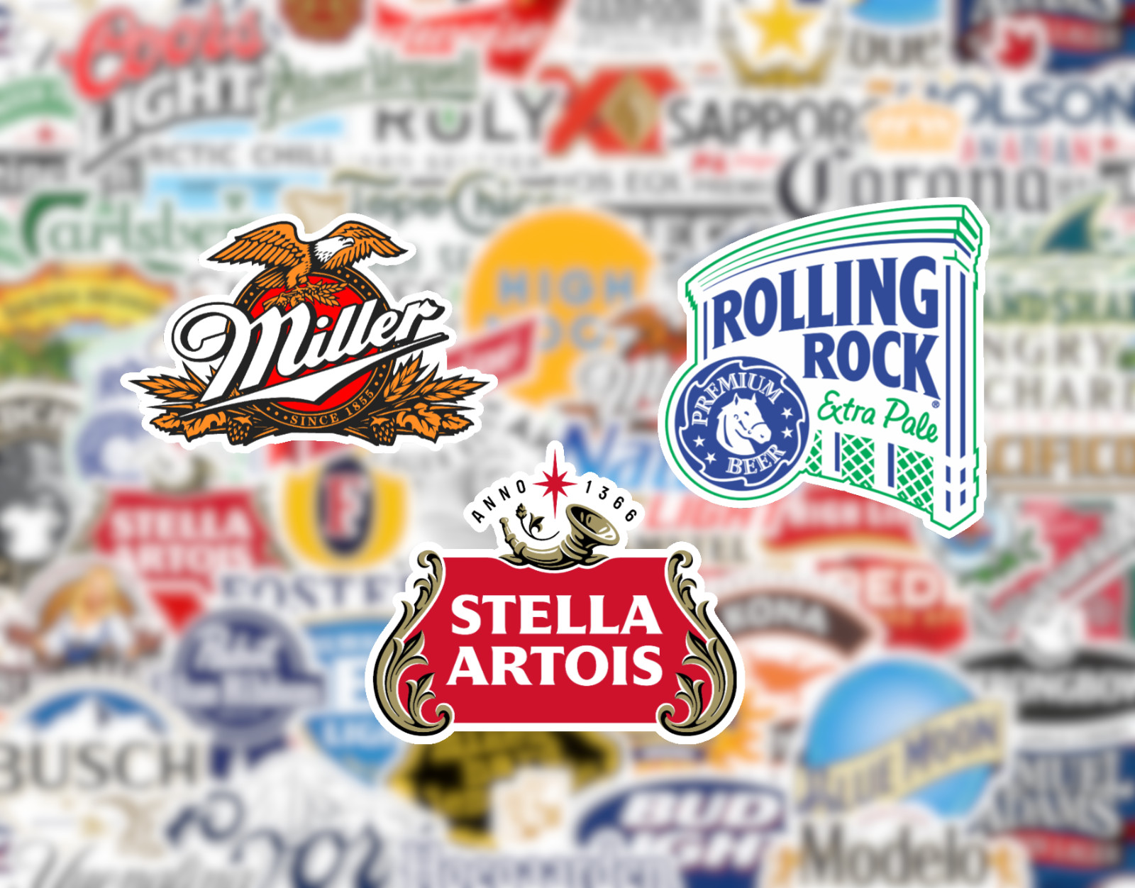 25/50 Beer Logo Sticker Pack - Matte Vinyl - Cider Seltzer Brewery Craft Alcohol gallery