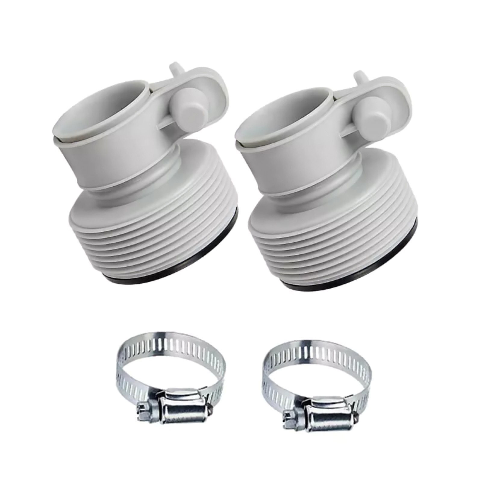 Multifunctional 2x 1.25" to 1.5" Type B Hose Adapter For Bestway Coleman Intex gallery