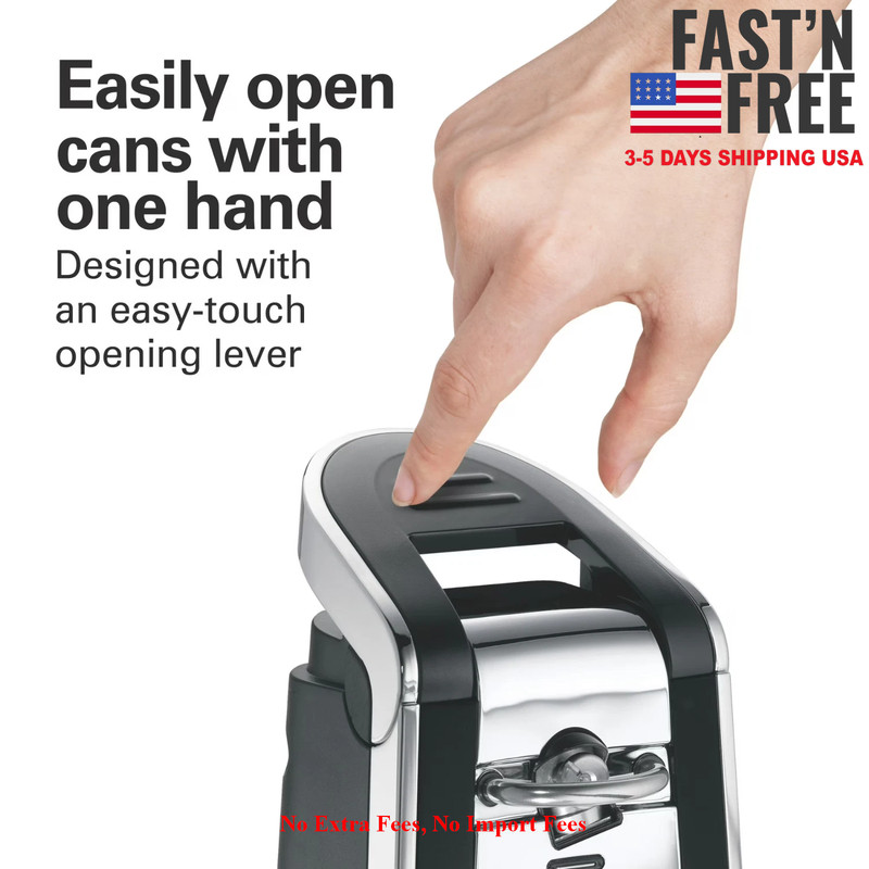 Hamilton Beach Smooth Edge Automatic Electric Can Opener, Black & Stainless, NEW gallery
