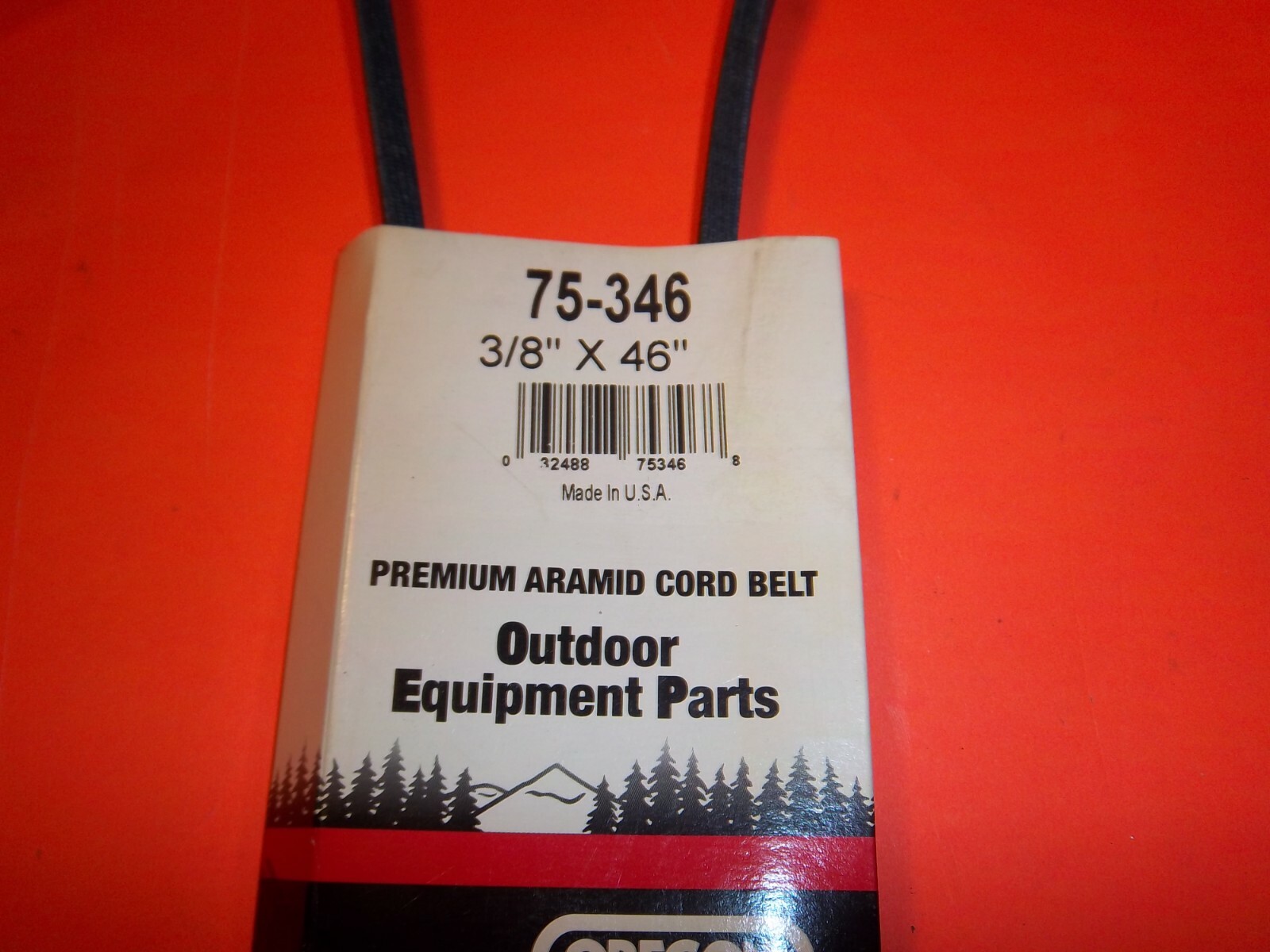 Oregon Exact Replacement Belt 75-346 Premium Aramid Cord Belt 3/8" x 46" gallery