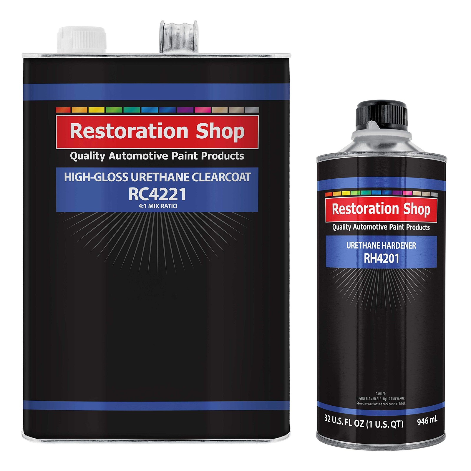 High Gloss Automotive Urethane Clear Coat Gallon Kit with Hardener gallery