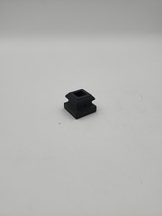 Decorex Hardware flat shoe designed to cover mounting holes for 1/2-inch square