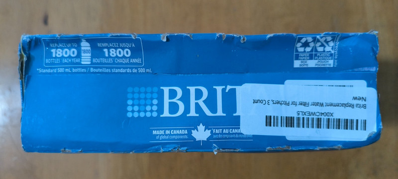 Brita Stream Pitcher Water Filter Replacement Pack of 3 gallery