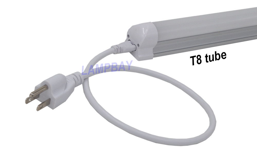 Power Cords 50cm 100cm 200cm Cable LED T5 T8 Integrated Tube Light Wire US Plug gallery