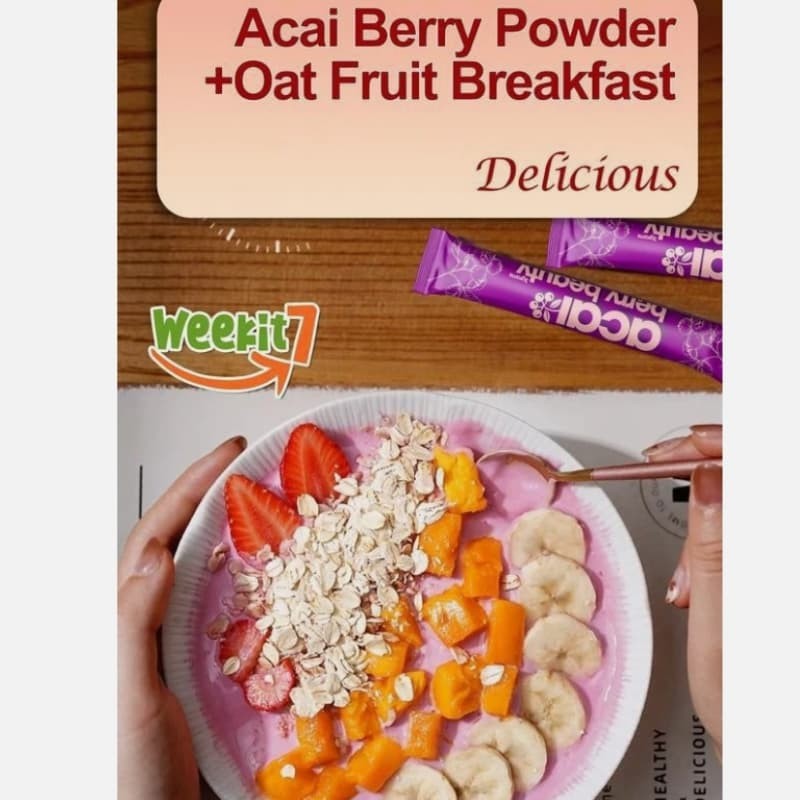 Dietary Supplement 7x/ pack Acai Berry Powder Healthy Beauty Juice 1/ 2 pack gallery