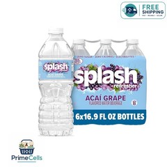 Refreshing Acai Grape Water Bottles, 16.9 Fl Oz – 6-Pack, Guilt-Free Hydration
