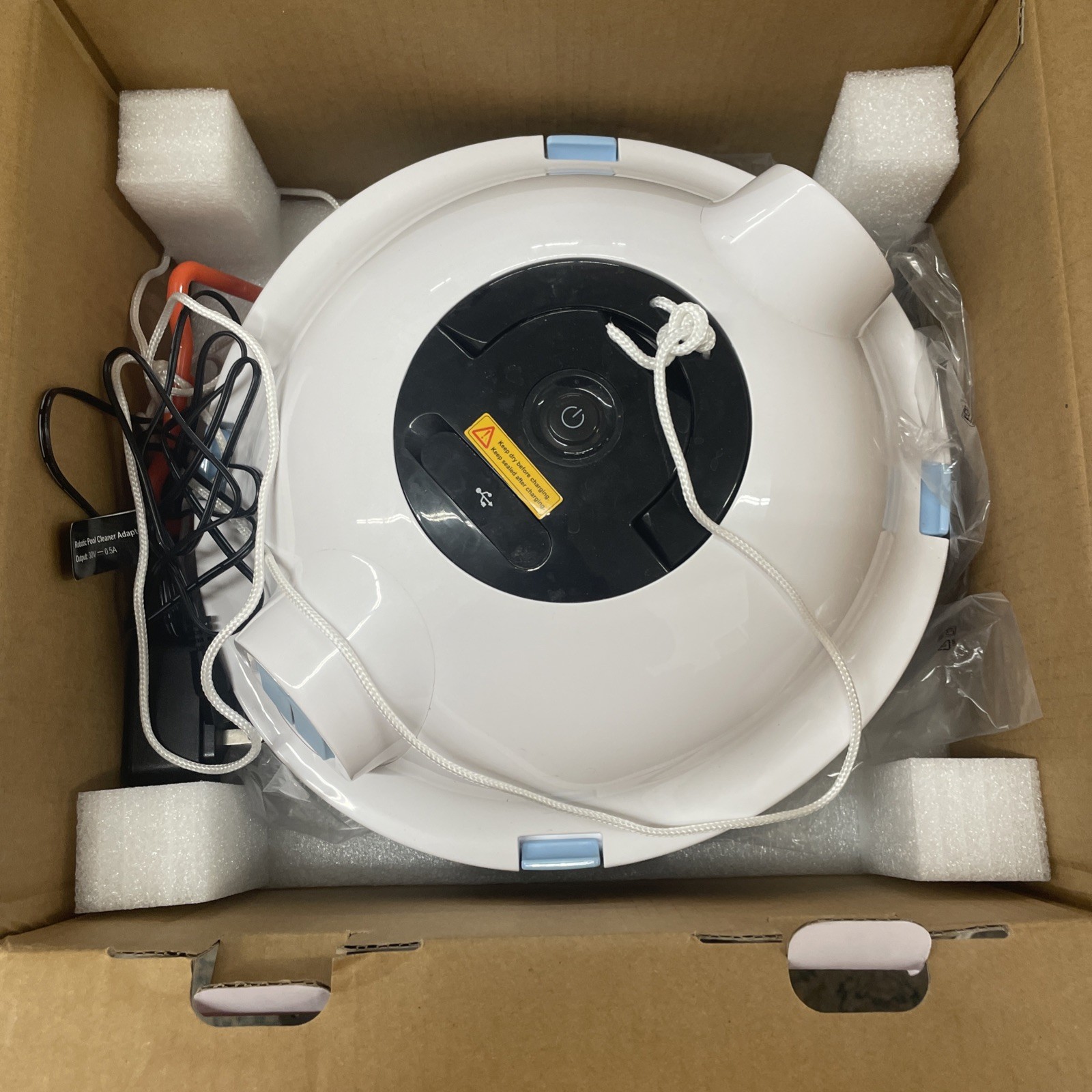 Cordless Robotic Pool Cleaner Automatic Vacuum Y10 90 Mins Runtime OPEN BOX New gallery
