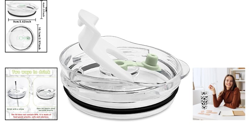 High-Quality Plastic Replacement Lids for YETI and RTIC Tumblers - 1 Pack gallery
