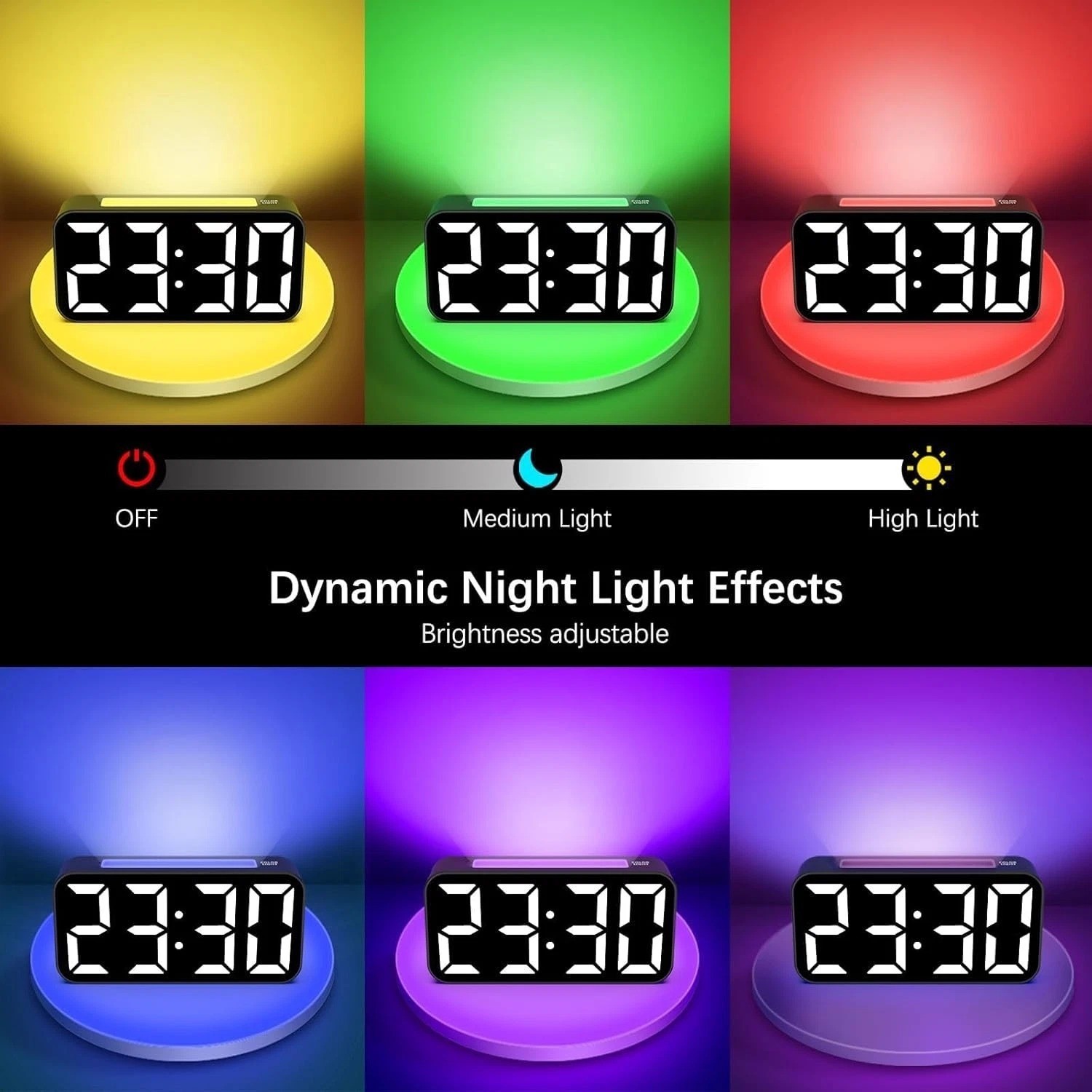 Extra Loud Alarm Clock with Bed Shaker Vibrating Alarm Clock for Heavy Sleepers gallery