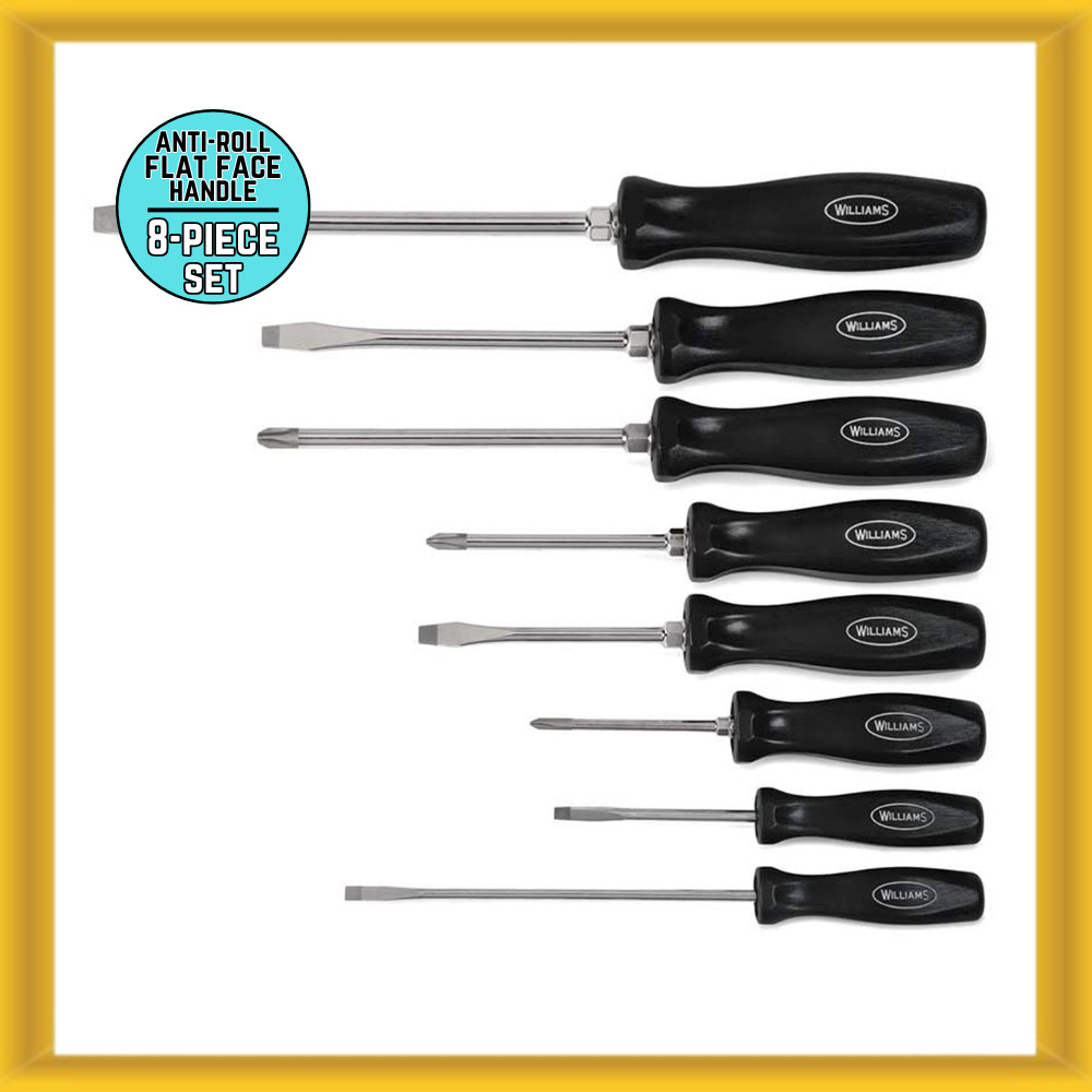 Williams Endurogrip 8-Piece Mixed Screwdriver Set (100P-8MD) NEW gallery