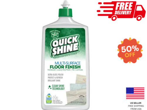 Quick Shine 27 oz. Floor Finish Protects Hardwood Tile Laminate Vinyl & Stone gallery
