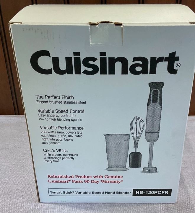 New Cuisinart Smart Stick Variable Speed Hand Blender (Refurbished) HB-120PCFR gallery