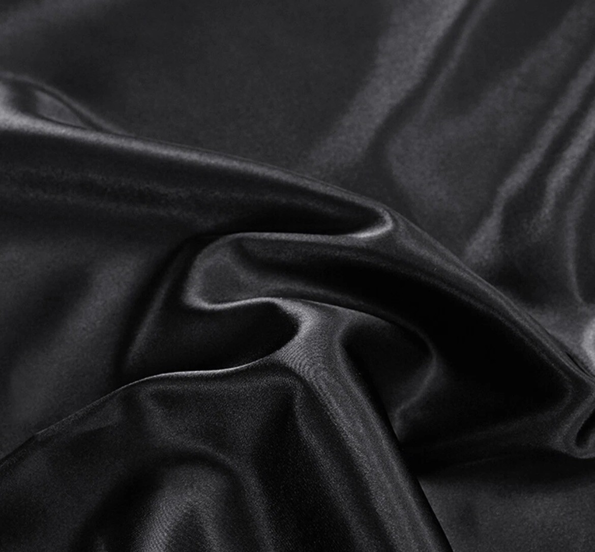 4 Pcs Smooth Satin Silk Sheet Set Deep Pocket Bed Sheet Wrinkle Fade Resistant gallery
