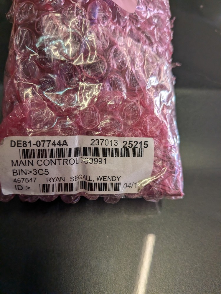 DE81-07744A Main Control Board Assembly