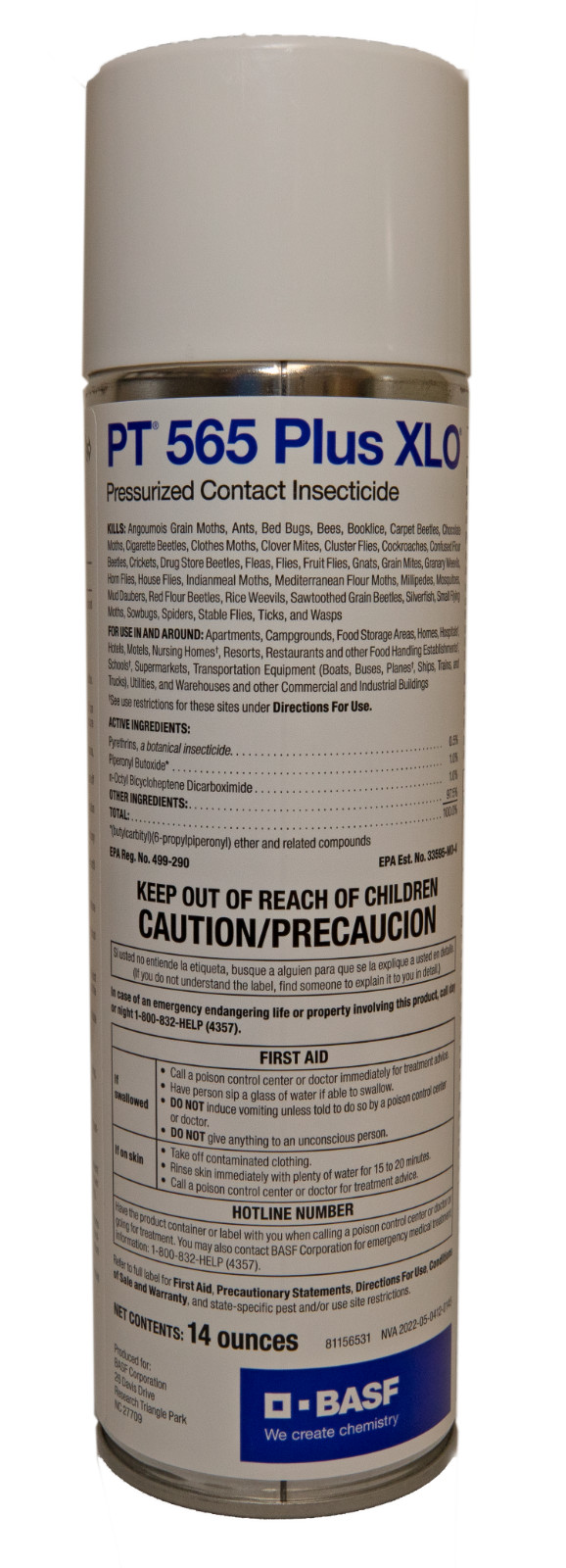 PT 565 Plus XLO Pressurized Contact Insecticide 14 oz Can by BASF gallery